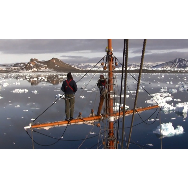 Antarctica - ship - sailor - sea - waves