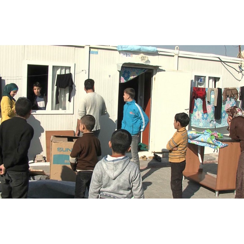Syria - Turkey - refugee - container 2