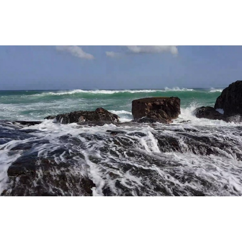 Příroda - Srí Lanka - oceán - vlnobití