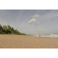 Srí Lanka - pláž - oceán - časosběr - originální délka