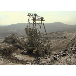 ČR - technologie - průmysl - těžba - důl - rypadlo - časosběr - originální délka