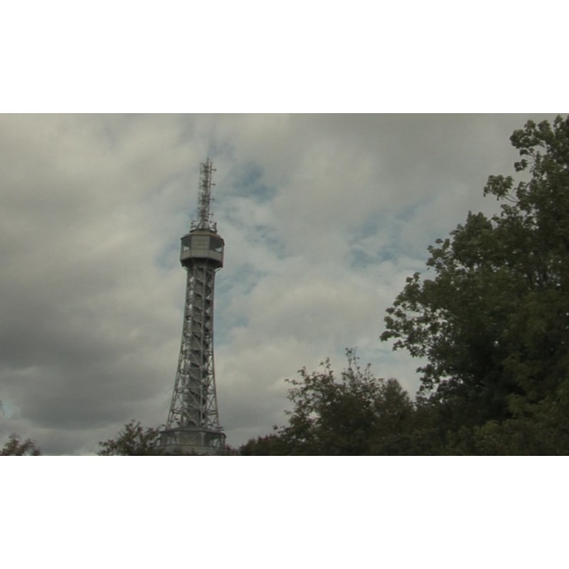 CR - Prague - Petřín - 1 - observation tower - time-lapse - 1000x faster
