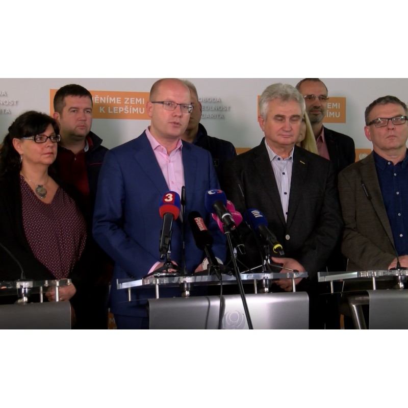  ČR - politika - ČSSD - volební štáb - Bohuslav Sobotka - Milan Chovanec