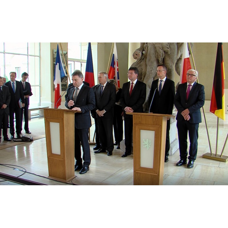 ČR - Praha - politika - V4 Brexit - Lubomír Zaorálek - Miroslav Lajčák
