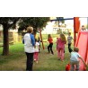 Croatia - people - children - playground reconstruction - flood - cemetery