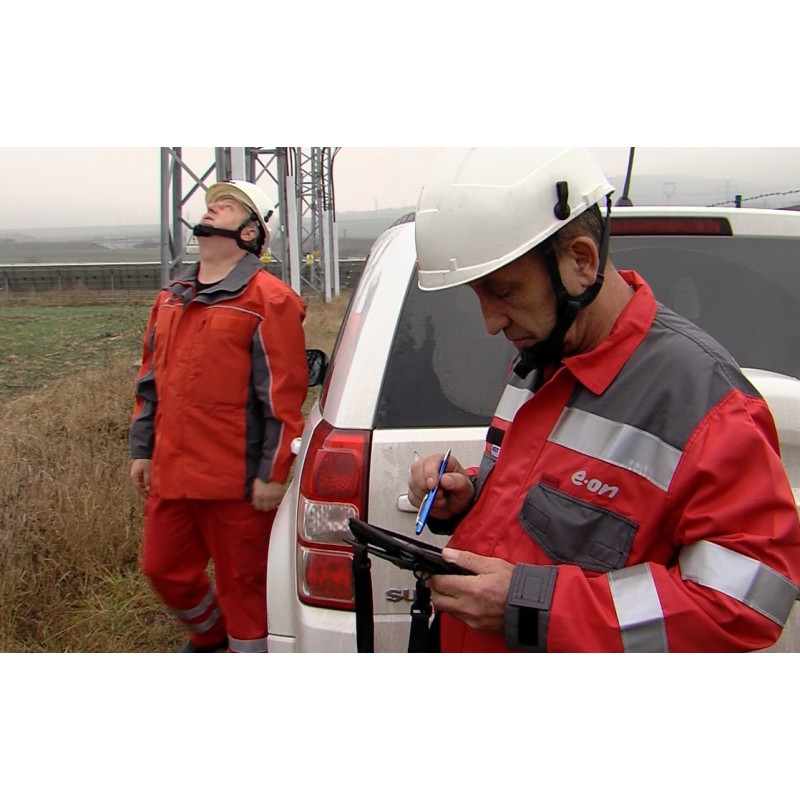 CR - industry - technology - EON - high voltage wires - tablet - infrared camera