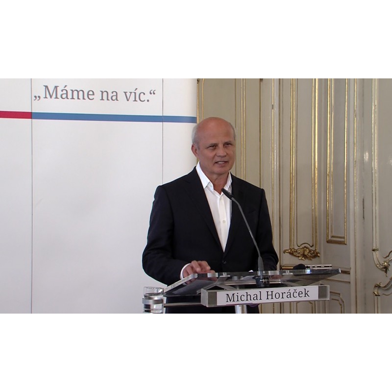 News - CR - people - Michal Horáček - politics - presidential candidate - press conference