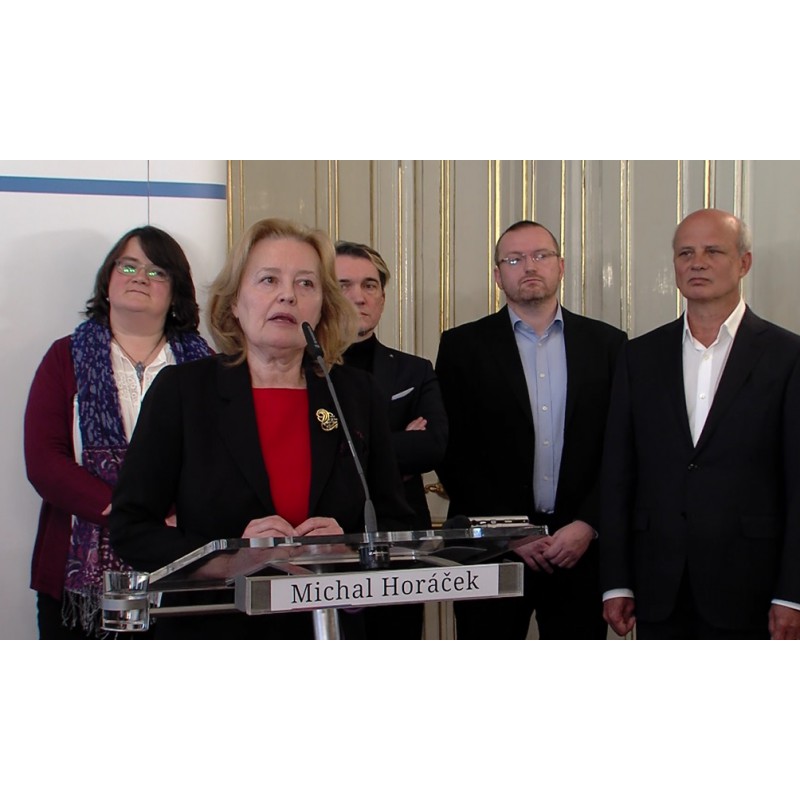 news - CR - people - politics - Magda Vášáryová - advisor - press conference