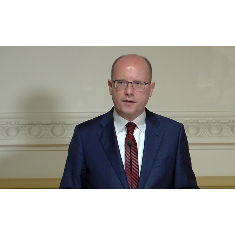 Aktualita - ČR - politika - lidé - Bohuslav Sobotka - reakce na terorismus