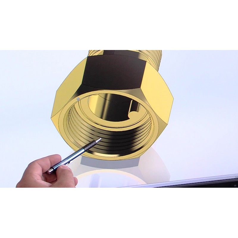 CR - industry - pipe fitter - valve - 3D animation