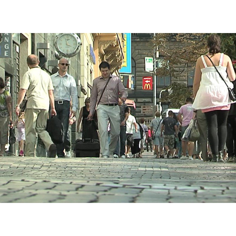 ČR - Praha - Václavské náměstí - lidé - centrum - turisté - Pražané