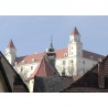 Slovensko - Bratislava - města - Dunaj - řeka - most - letiště