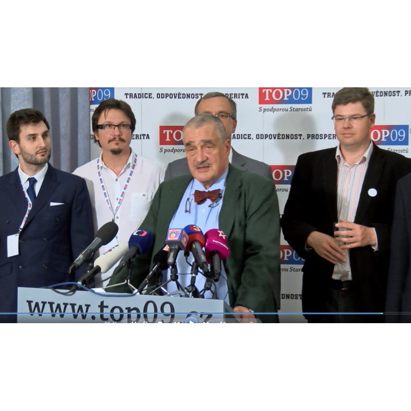CR - Party TOP 09 - Karel Schwarzenberg - Jiří Pospíšil