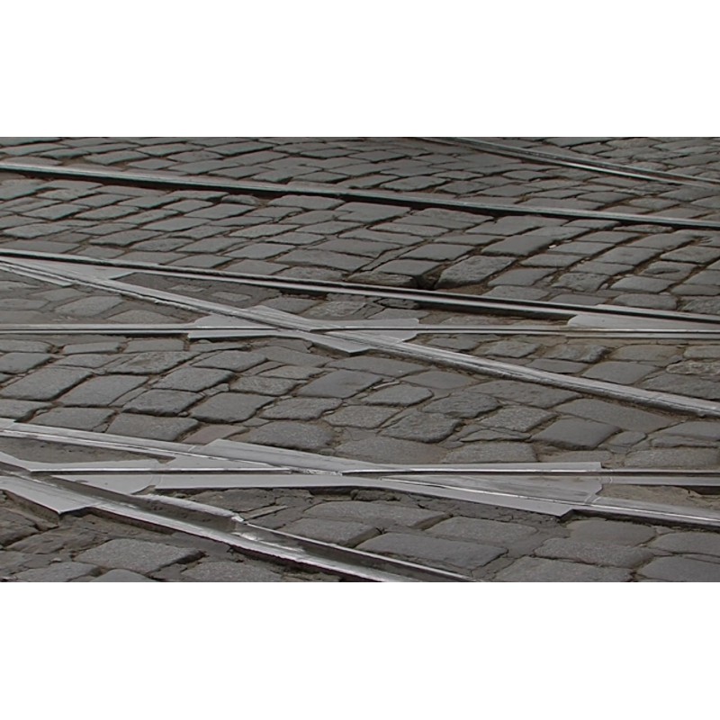 ČR - doprava - průmysl - tramvaje - koleje - detail
