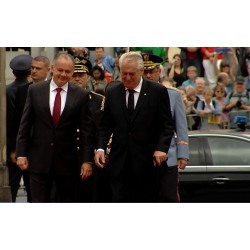 ČR - SR - prezidenti - Miloš Zeman - Andrej Kiska - Pražský hrad