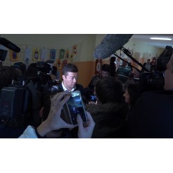 ČR - politika - média - lidé - SPD - Tomio Okamura - novináři - volby