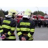 CR - people - firemen - fire engine - rescue corps - uniform - cutting of the tape