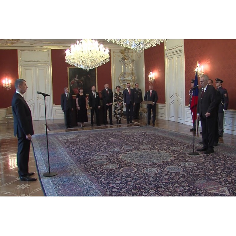 ČR - politika - Pražský hrad - prezident - Miloš Zeman - jmenování premiéra - Andrej Babiš