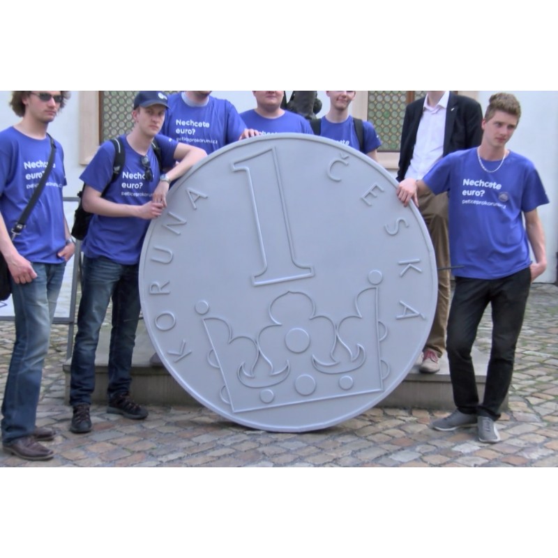 ČR - politika - euro - koruna - česká - petice - protest