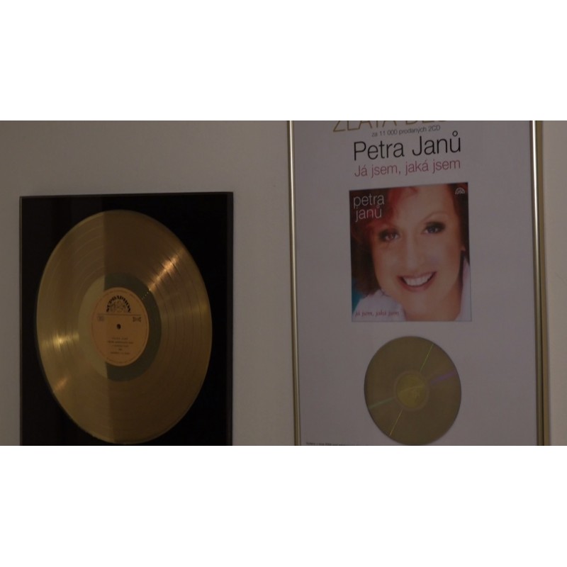 ČR - lidé - zpěvačka - Petra Janů - zlatá deska
