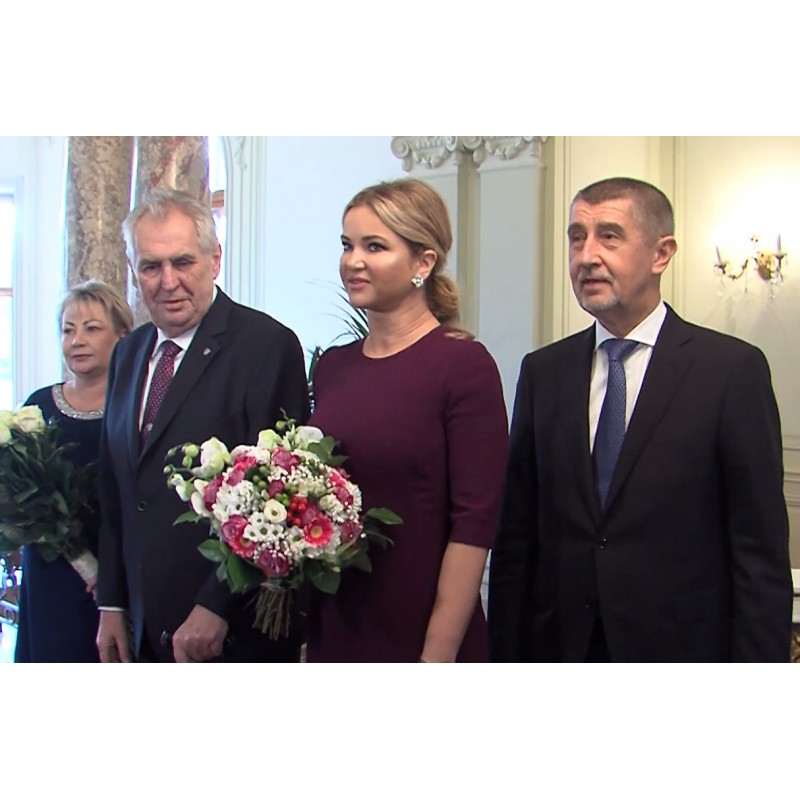 CR - politics - Lány - New Year´s lunch - Miloš Zeman - Andrej Babiš