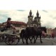 ČR - Praha - města - Staroměstské náměstí - kočár - koně - Karlín