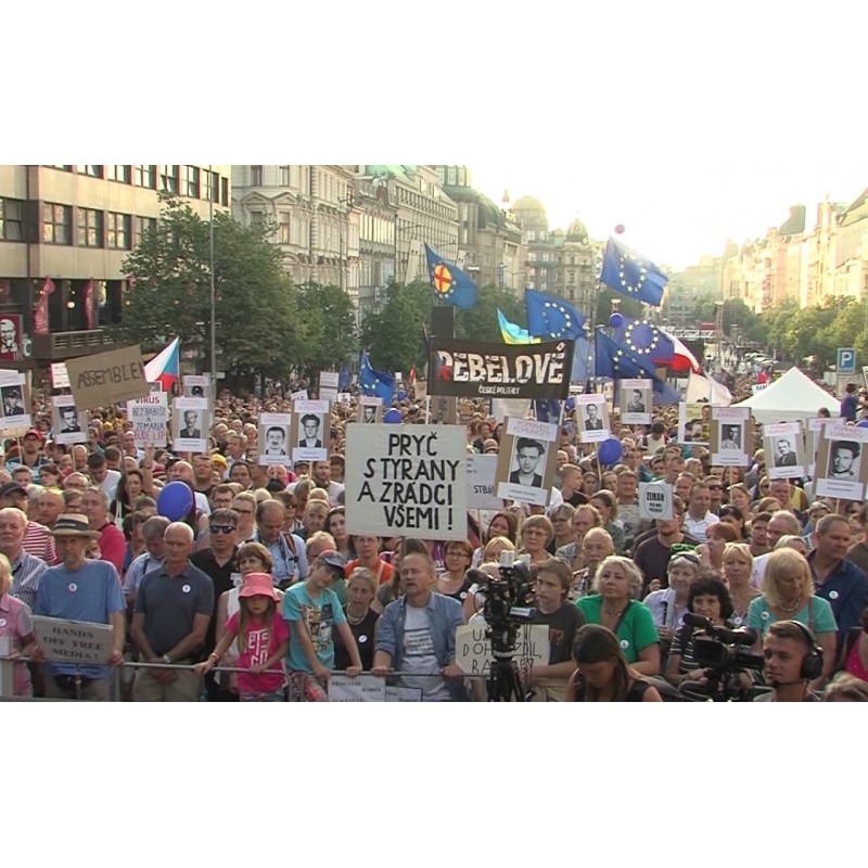  ČR - Praha - Andrej Babiš - hnutí ANO - vláda - demonstrace - Milion chvilek pro demokracii
