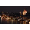Maďarsko - Budapešť - časosběr - originální délka - doprava - noční