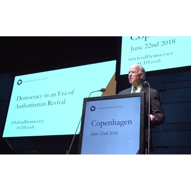 USA - Dánsko - Copenhagen - Joe Biden - viceprezident