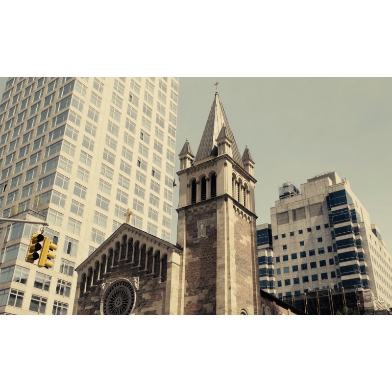USA - New York - Manhattan - travelling - 4K - Slovak church