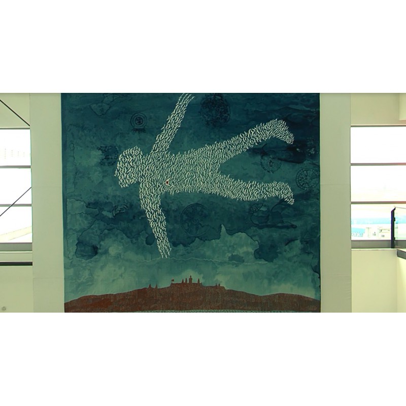 CR - Prague - Václav Havel Airport - Gobelin - Politicians