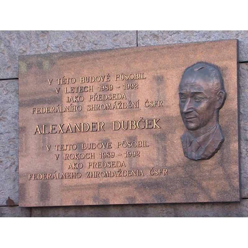 ČR - ČSSR - Praha - lidé - politika - Alexander Dubček - Pražské jaro - socha - pieta