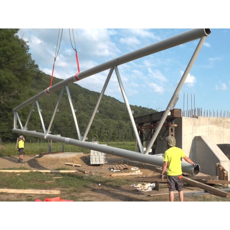  CR - industry - transport - transportation - oversized - load - construction - bridge - iron