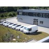 ČR - průmysl - hala - továrna - dron - letecké záběry