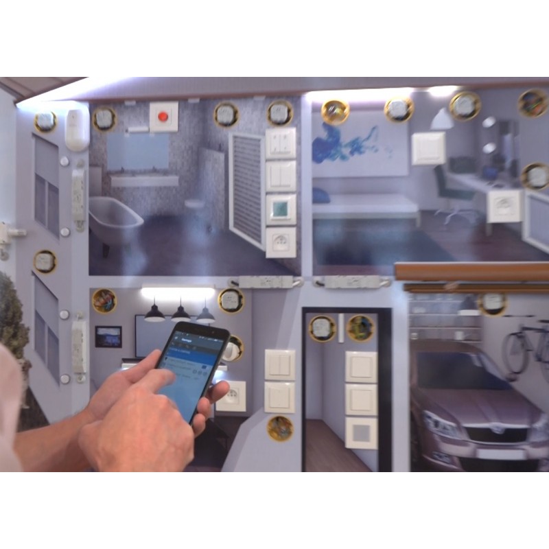 CZ - Zlín - polytechnic - sensor - safety - system - electrician - smart house - dron