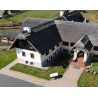 ČR - příroda - krajina - Velehrad - skanzen - dron - letecké - záběry - vesnice