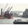 Belgium - Antwerp - transport - ship - port - time-lapse - 4K