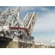 Belgium - Antwerp - transport - river - bridge - lifting - 4K