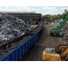 CZ - industry - dump - stainless steel - alloyed - waste - grab - crane - drone - aerial pictures