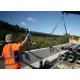 CZ - transport - D1 - highway - road - guardrail - handle - bridge - car - closure - river - weir