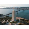 Portugal - Lisbon - seacoast - cliff - beach - dron - sea - ocean - summer - holiday