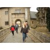 ČR - Český ráj - Hrubá skála - příroda - turistika - turista - skála - les - jeskyně