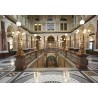  ČR - budovy - Praha - Česká spořitelna - architektura - palác - novorenesance - sloup - schodiště