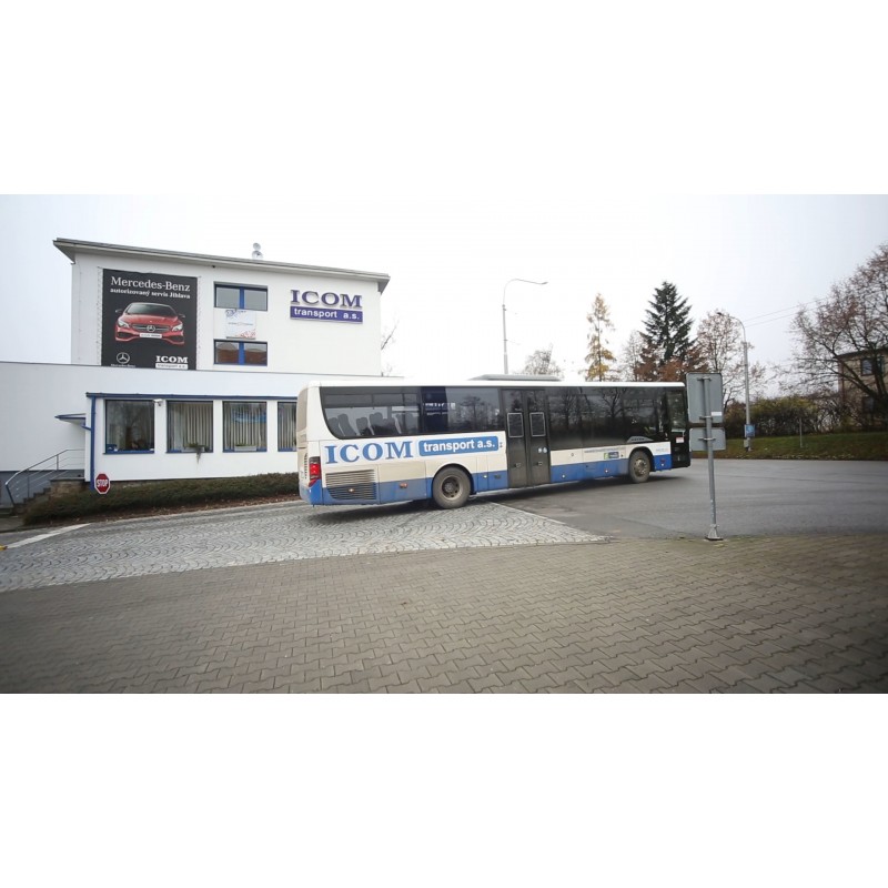 ČR - doprava - Jihlava - ICOM - transport - autobus - řidič - jízda - pneumatika - řízení