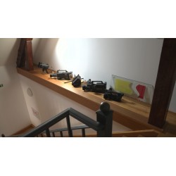  ČR - media - TV studio - kamera - mikrofon - moderátor - sluchátka - natáčení - klíčování