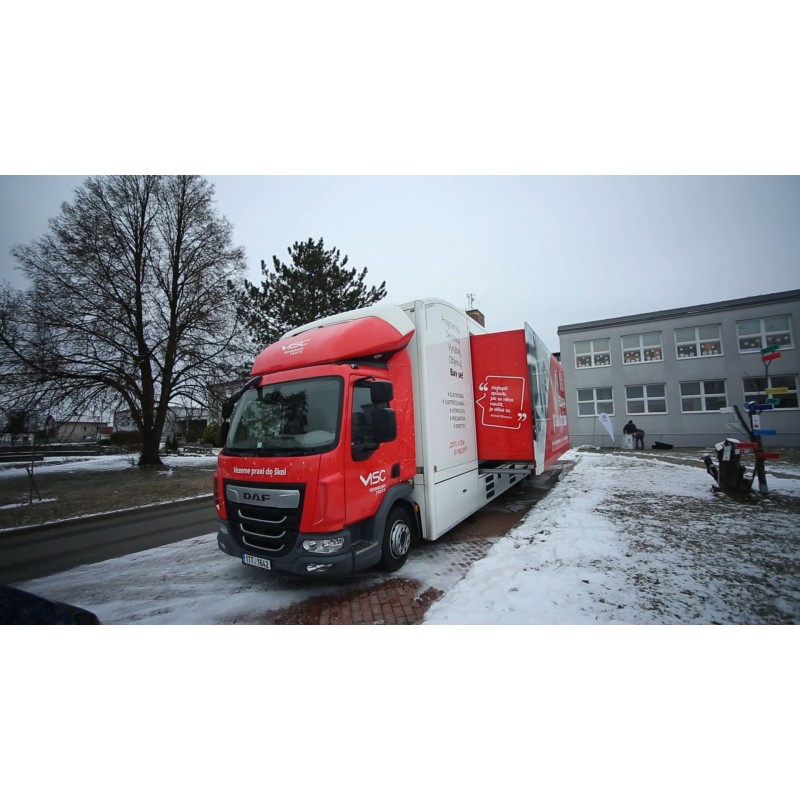 CZ - Malšice - education - industry - 3D print - virtual reality - lorry - schooling - electric car