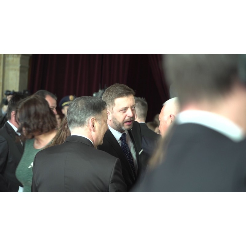 ČR - Praha - Vladislavský sál - inaugurace - Babiš - Okamura - Zeman - Fiala - Rakušan - Síkela