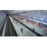 ČR - Praha - lidé - doprava - Václavské náměstí - muzeum - metro - počasí - chodník - 4K