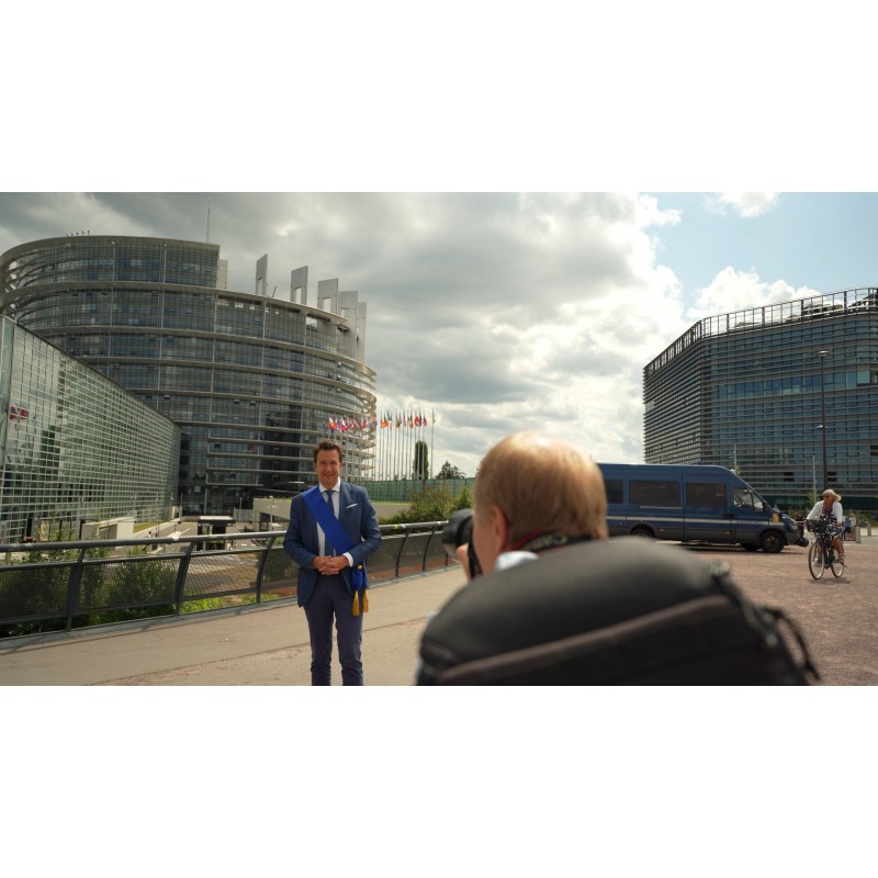 France - Strasbourg - European - Parliament - delegation - photos - MEP - 4K