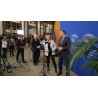 France - Strasbourg - European Parliament - Poland - press conference - cut-in - journalists - media